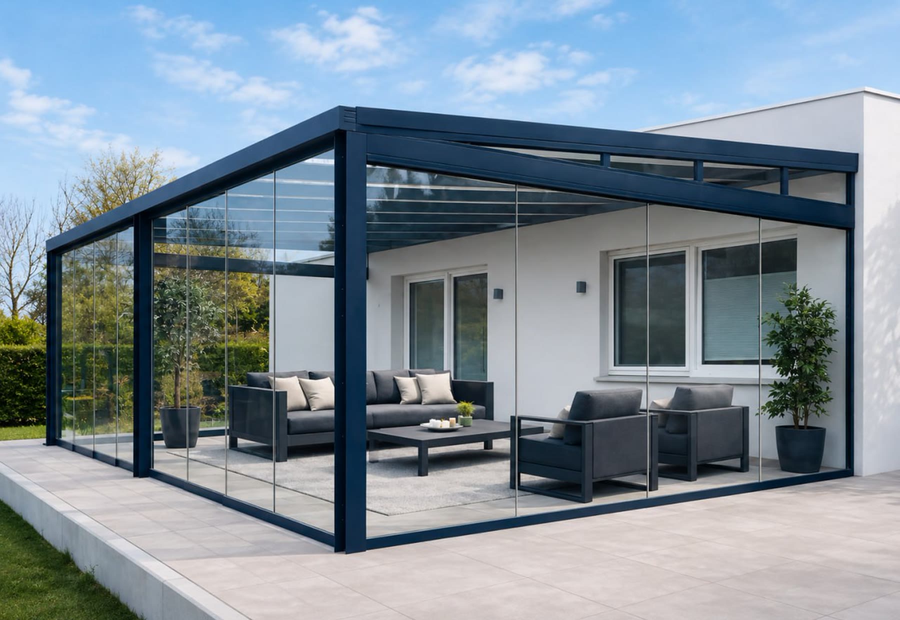 Aluminium Überdachungen für Terrasse und Balkon